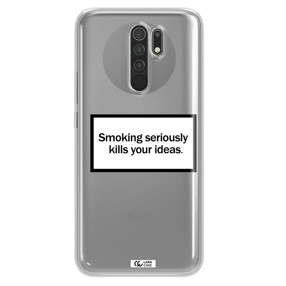 Cigarette Damage Xiaomi Redmi 9 Clear TPU Case