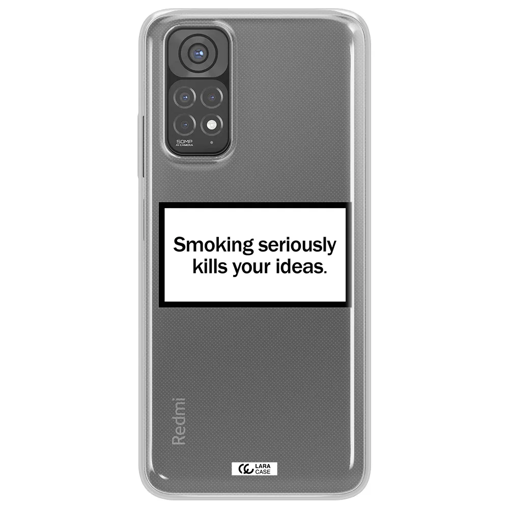 Cigarette Damage Xiaomi Redmi Note 11 Clear TPU Case