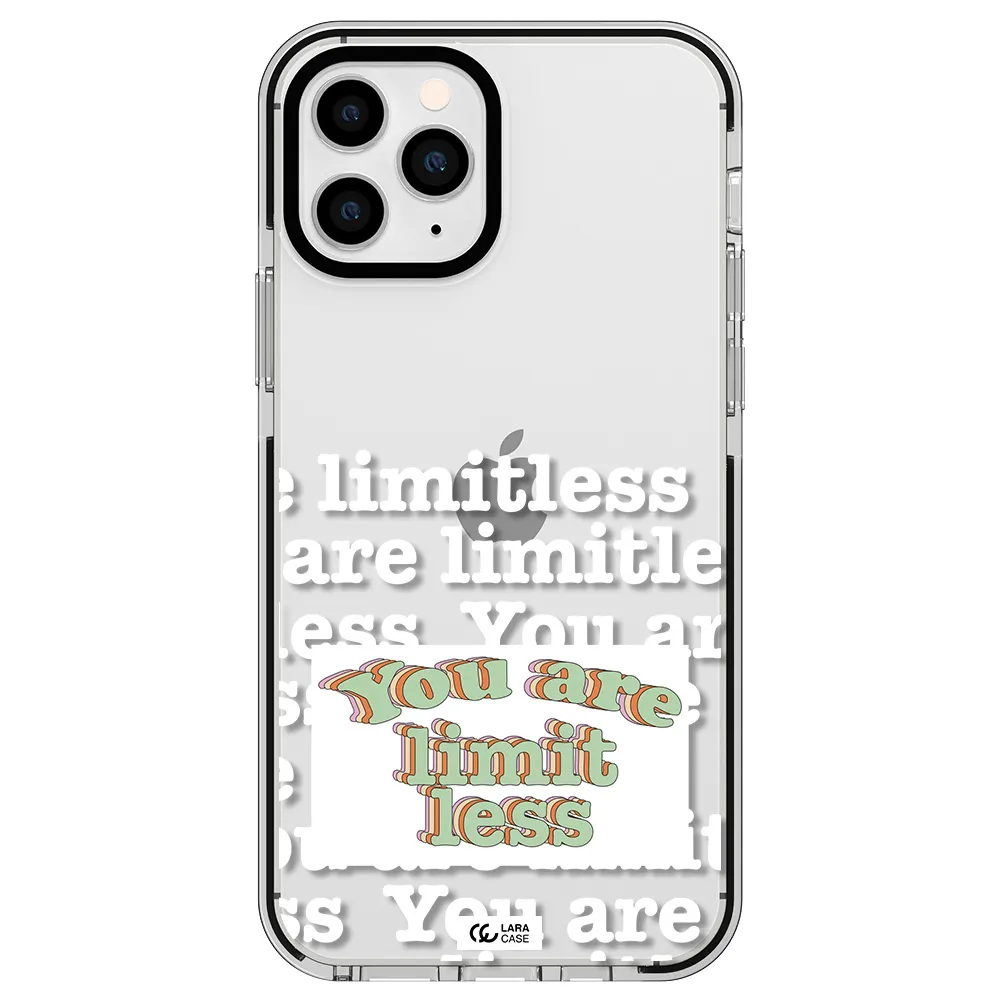 Limitless Apple iPhone 11 pro impact black border Case