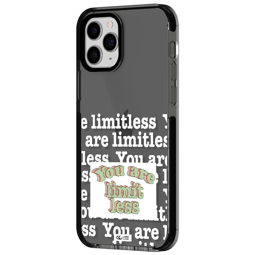 Limitless Apple iPhone 11 pro impact Smoke Black Case
