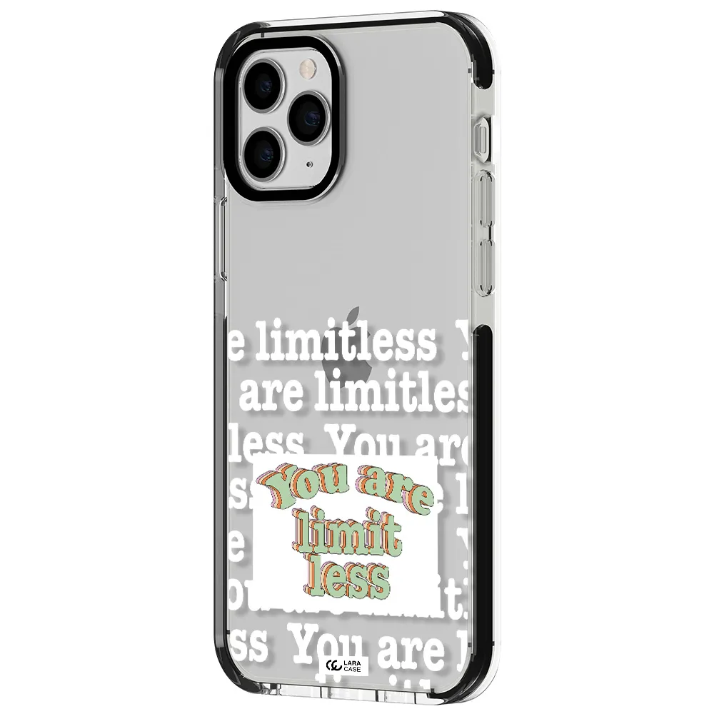 Limitless Apple iPhone 11 pro max impact black border Case