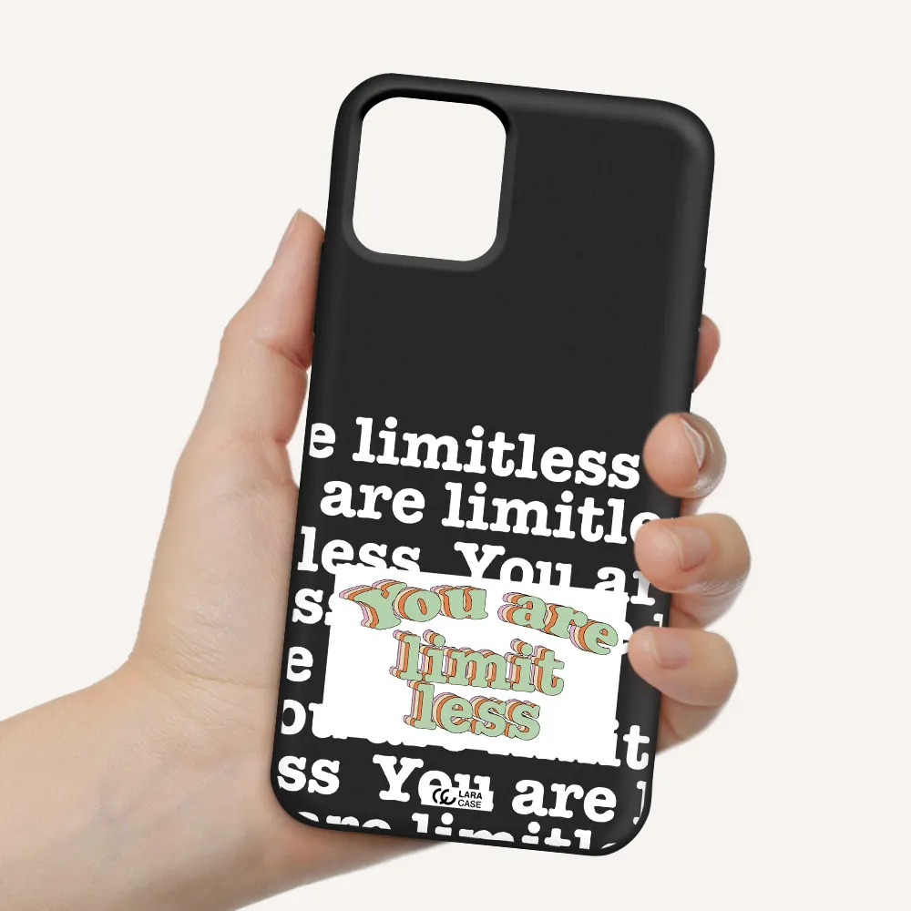 Limitless Apple iPhone 11 pro Silicone black Case