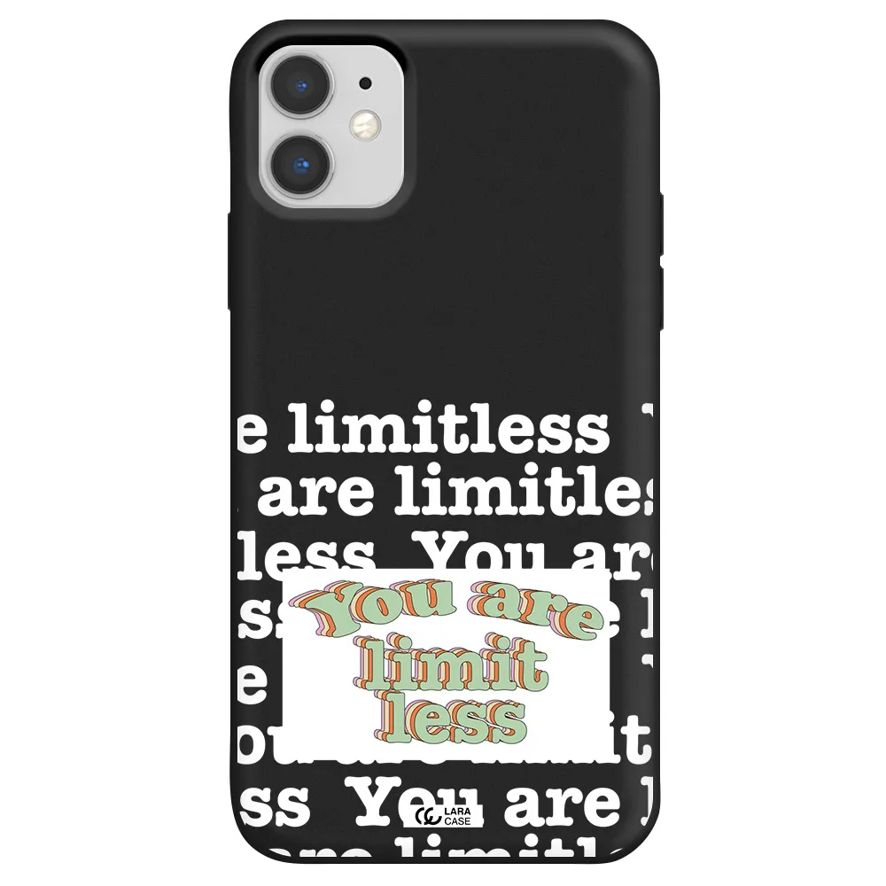 Limitless Apple iPhone 11 Silicone black Case