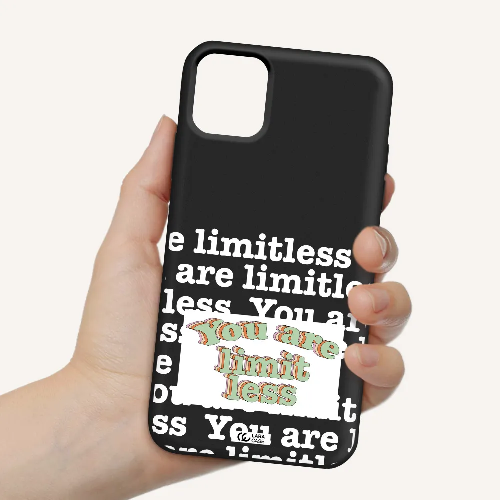 Limitless Apple iPhone 11 Silicone black Case