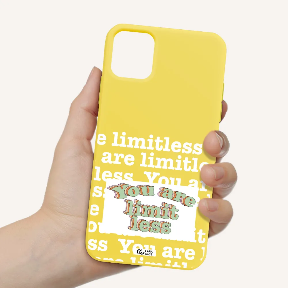 Limitless Apple iPhone 11 Silicone canary yellow Case
