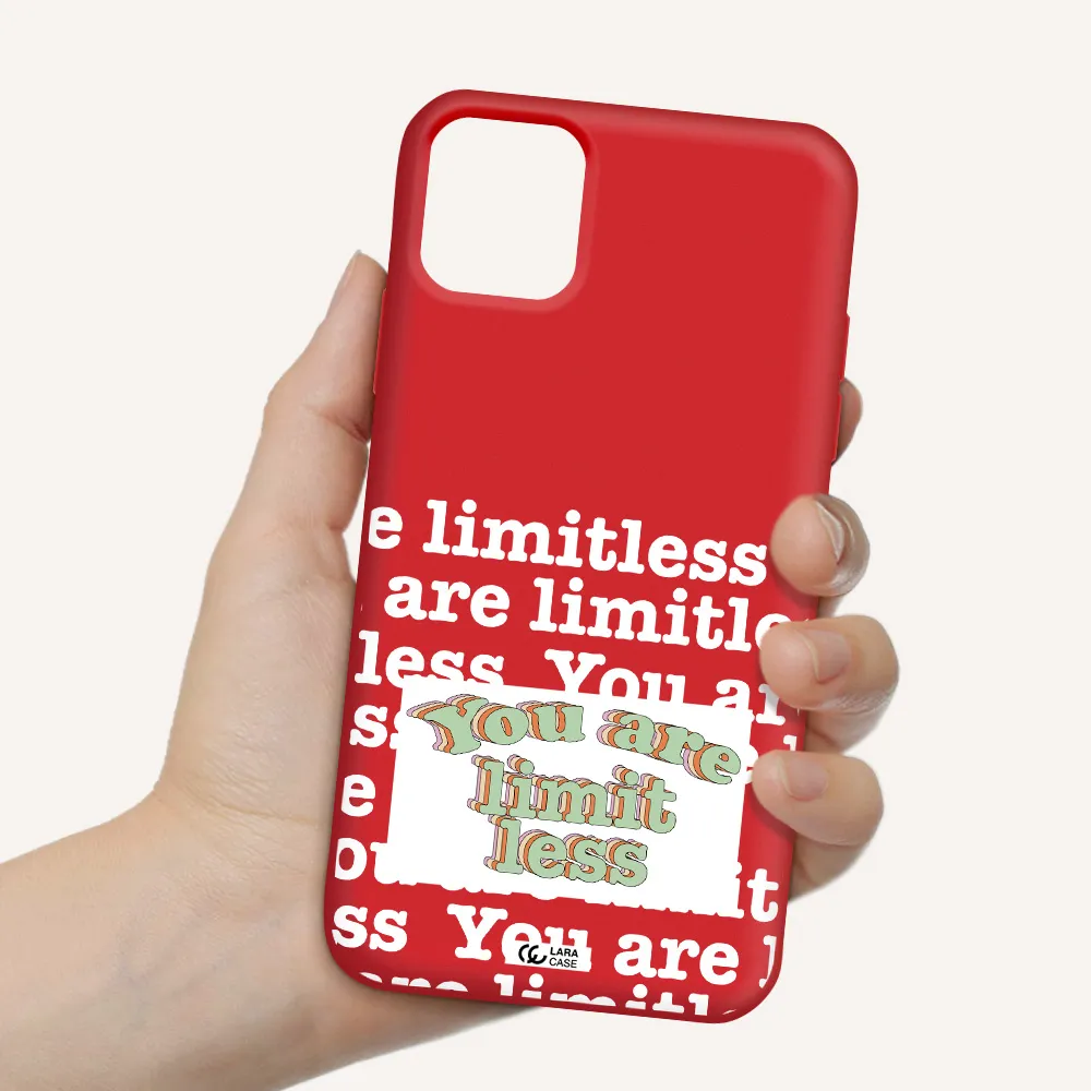 Limitless Apple iPhone 11 Silicone Imperial Red Case