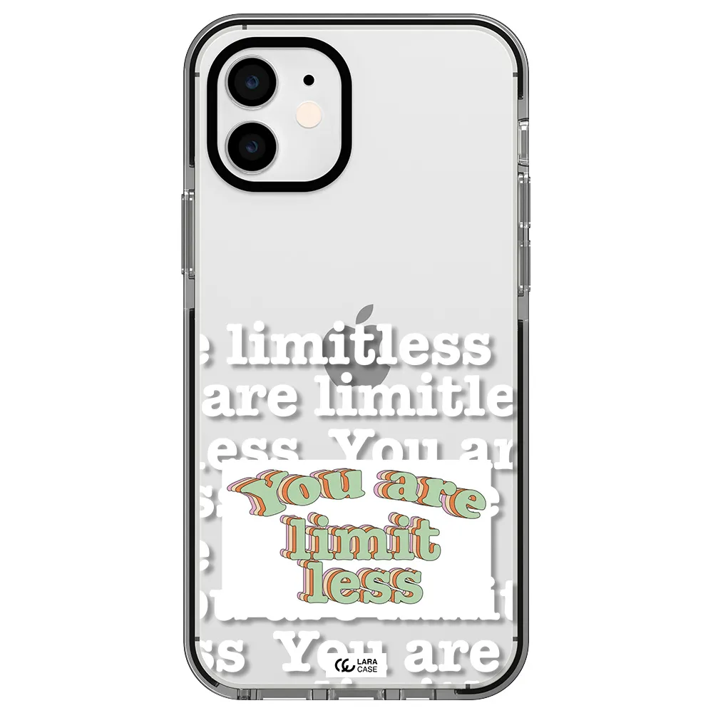 Limitless Apple iPhone 12 impact black border Case