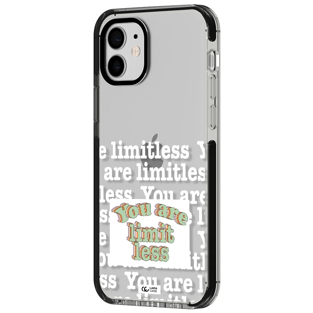 Limitless Apple iPhone 12 impact black border Case