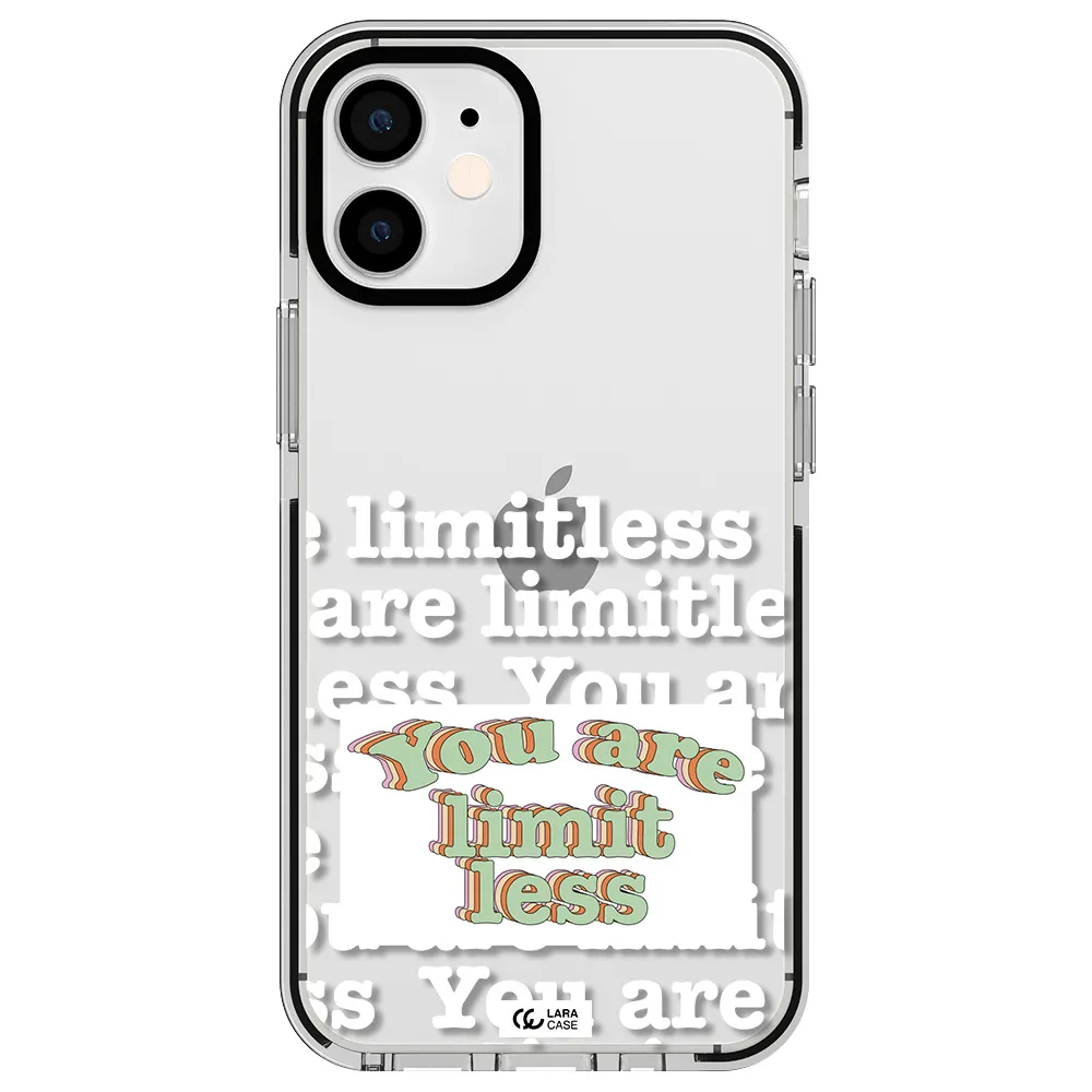 Limitless Apple iPhone 12 mini impact black border Case