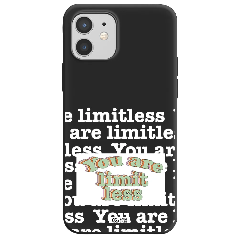 Limitless Apple iPhone 12 mini Silicone black Case