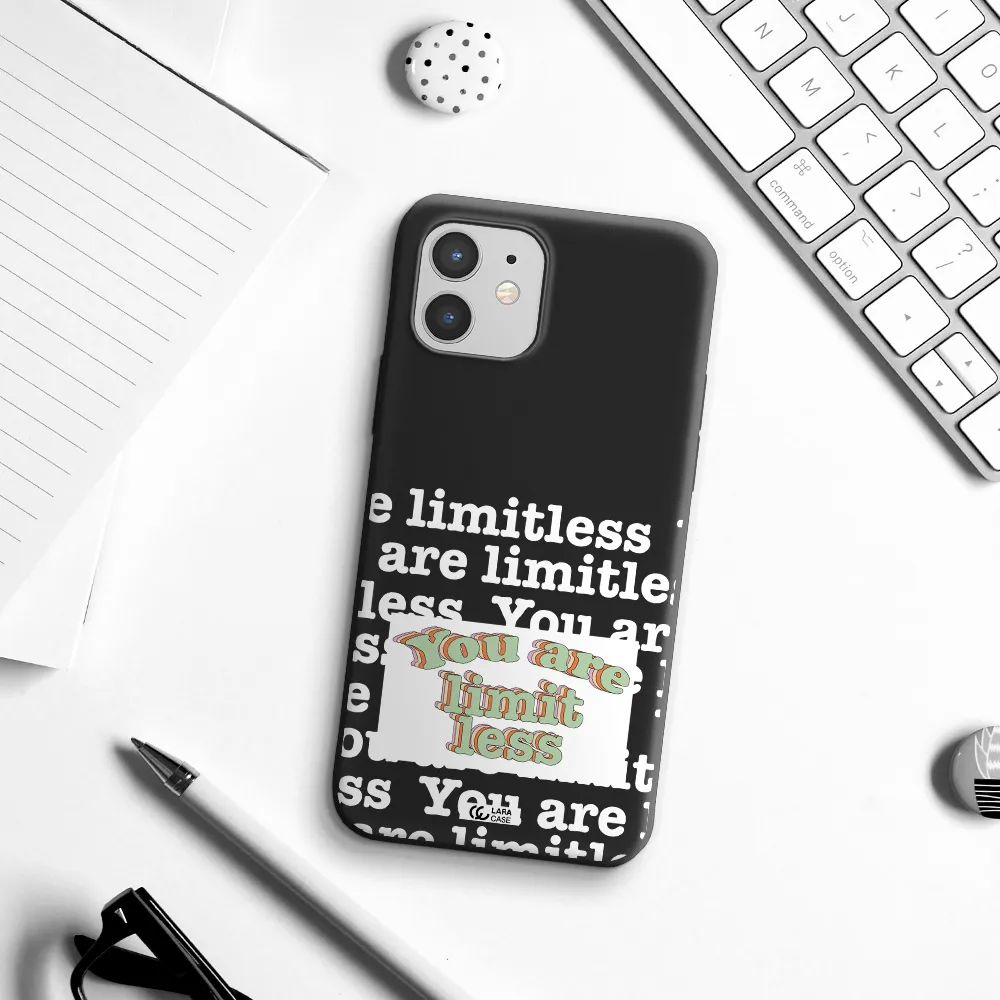 Limitless Apple iPhone 12 mini Silicone black Case