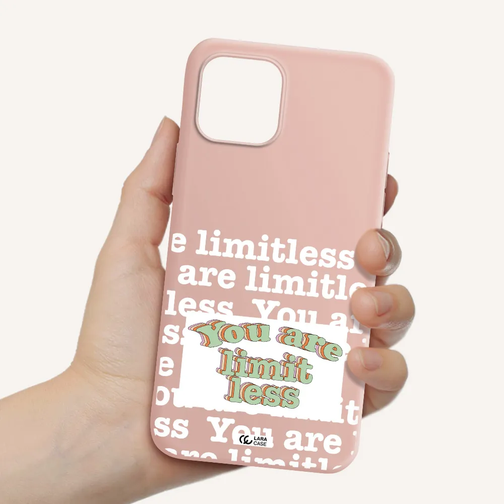 Limitless Apple iPhone 12 mini Silicone pastel pink Case