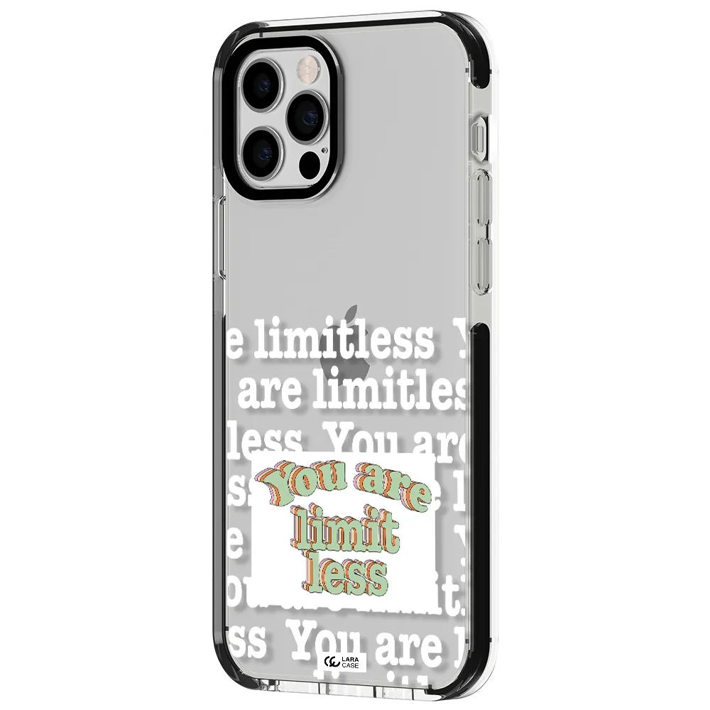 Limitless Apple iPhone 12 pro impact black border Case