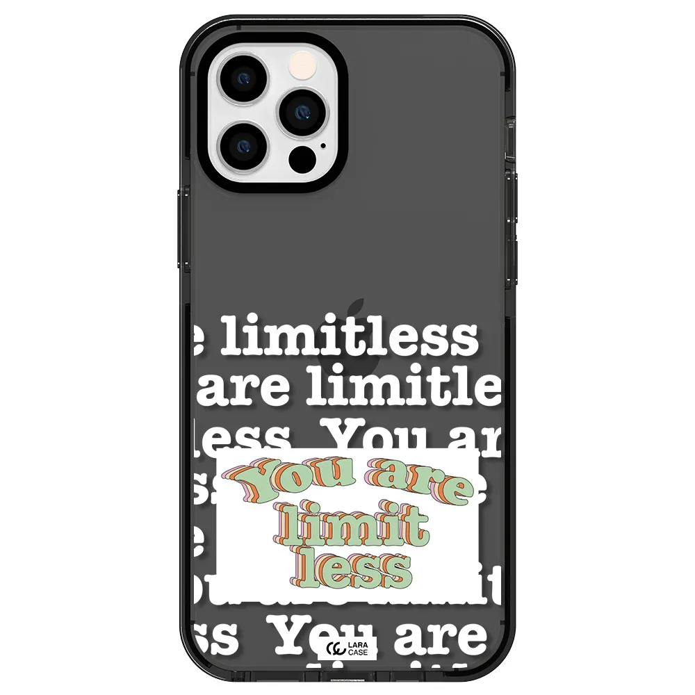 Limitless Apple iPhone 12 pro impact Smoke Black Case
