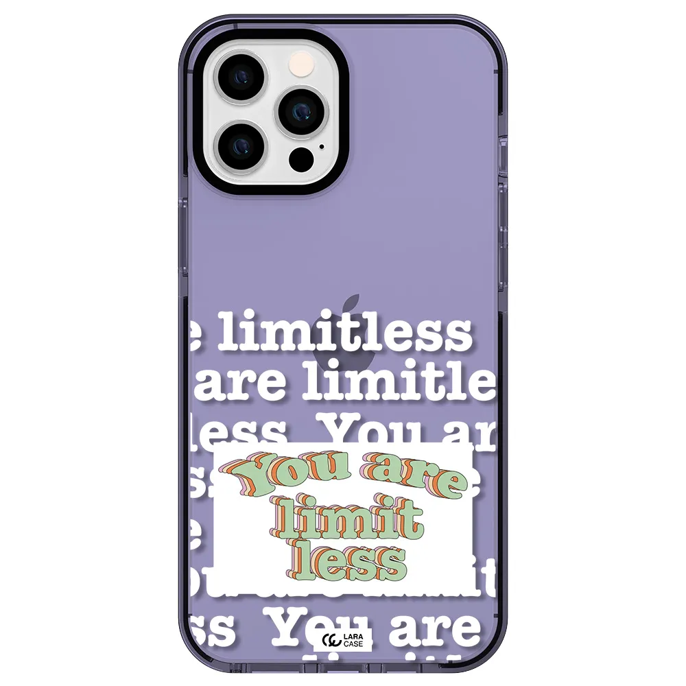 Limitless Apple iPhone 12 pro max impact Lilac Case