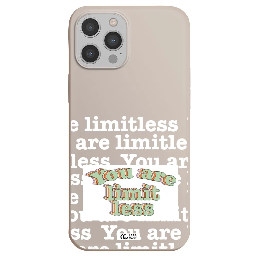 Limitless Apple iPhone 12 pro max Silicone Stone Case