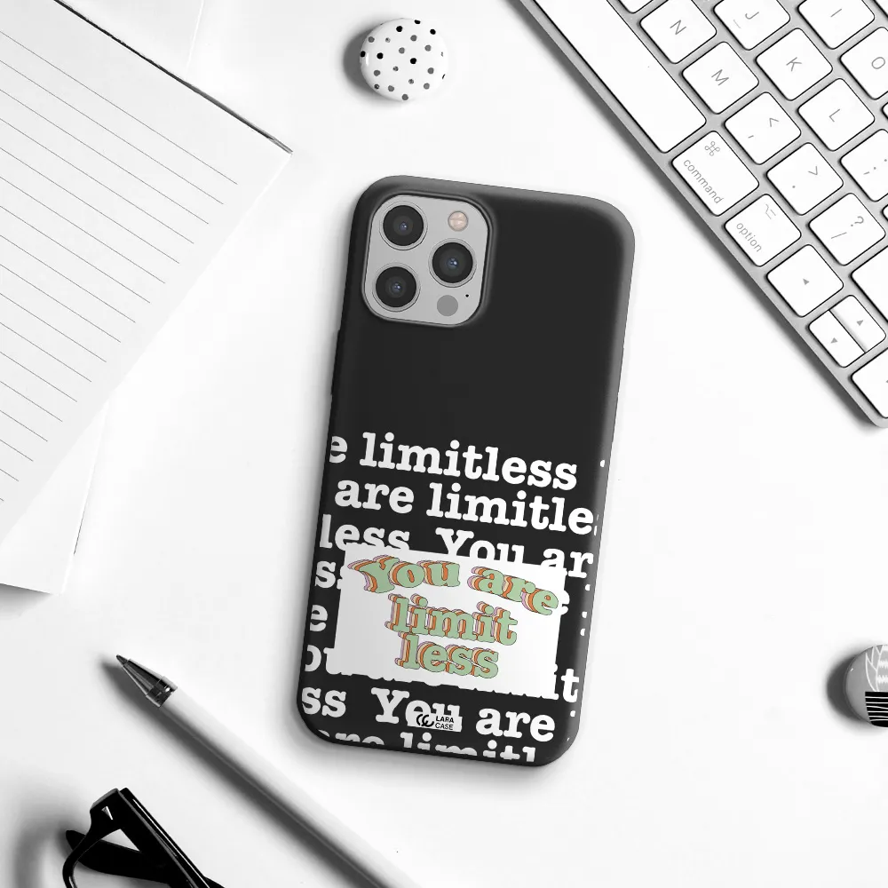 Limitless Apple iPhone 12 pro Silicone black Case