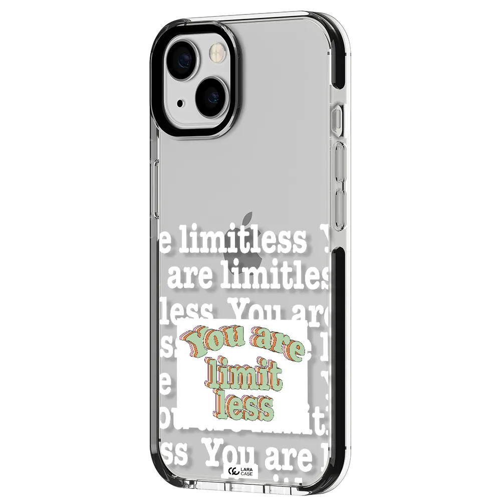 Limitless Apple iPhone 13 impact black border Case