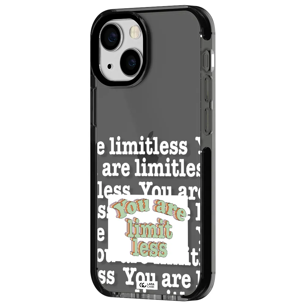 Limitless Apple iPhone 13 mini impact Smoke Black Case