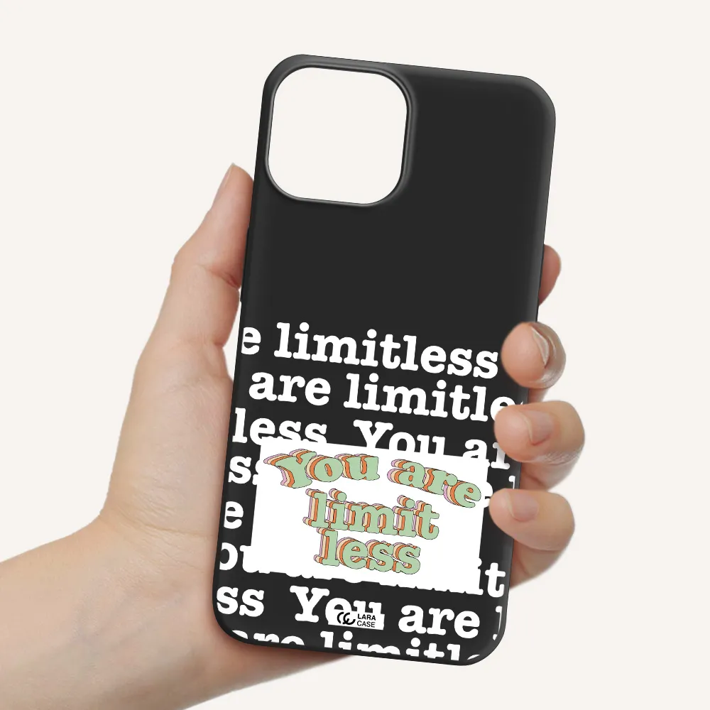 Limitless Apple iPhone 13 mini Silicone black Case