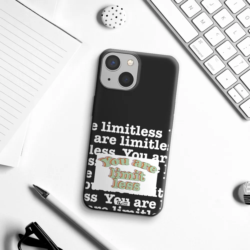 Limitless Apple iPhone 13 mini Silicone black Case