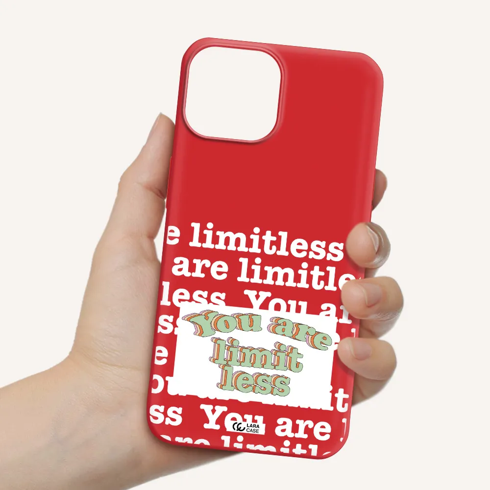 Limitless Apple iPhone 13 mini Silicone Imperial Red Case