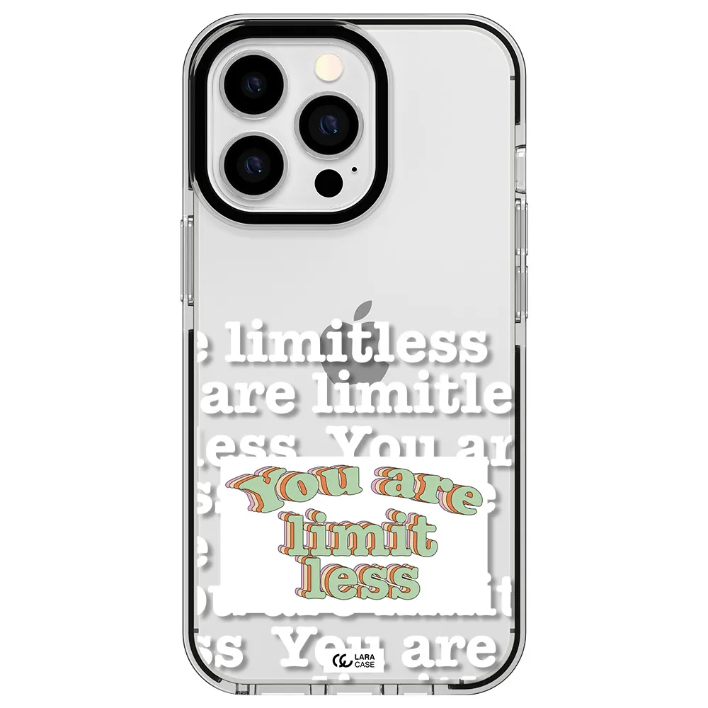 Limitless Apple iPhone 13 Pro impact black border Case