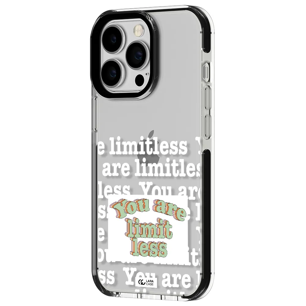 Limitless Apple iPhone 13 Pro impact black border Case