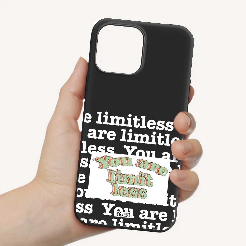 Limitless Apple iPhone 13 Pro Max Silicone black Case