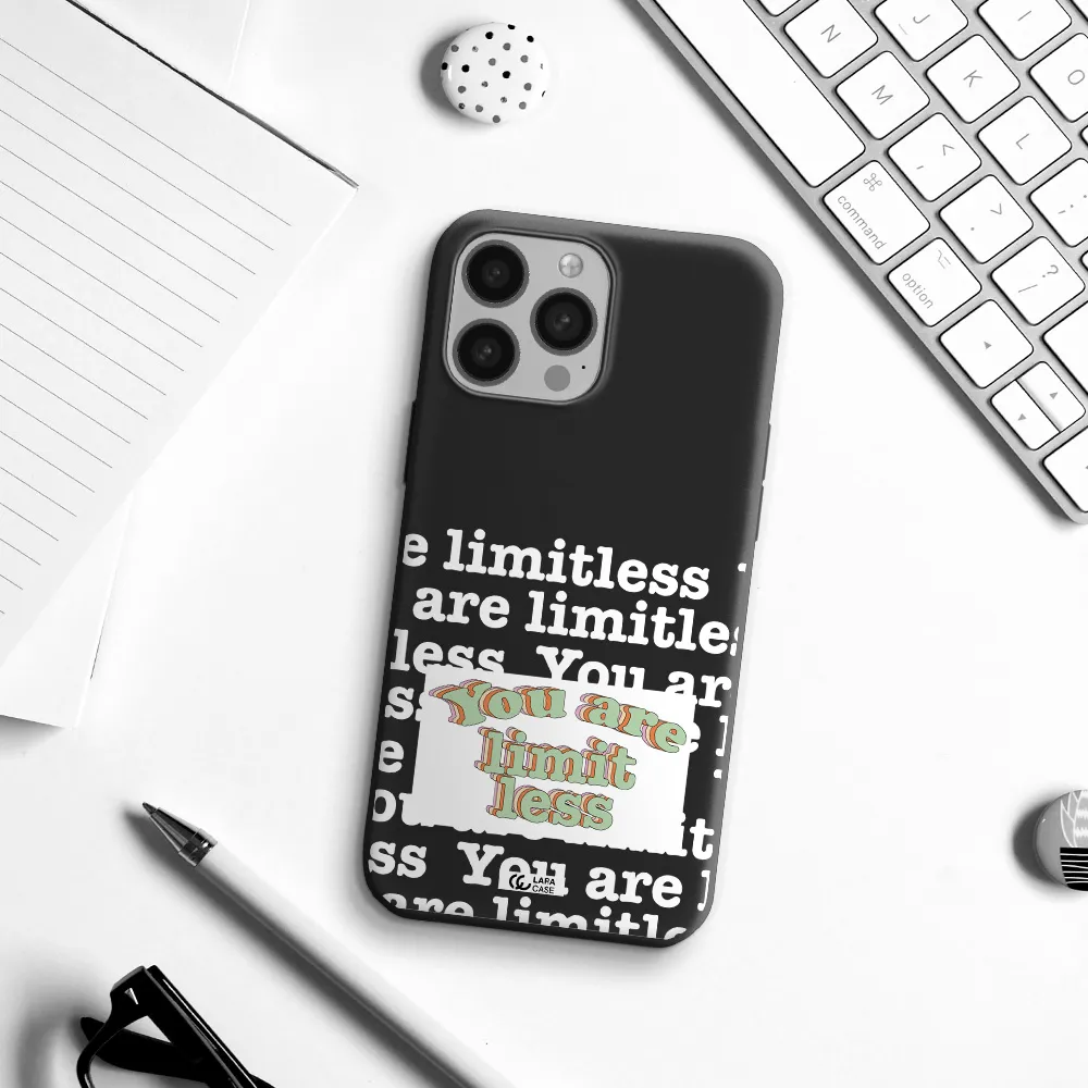 Limitless Apple iPhone 13 Pro Max Silicone black Case