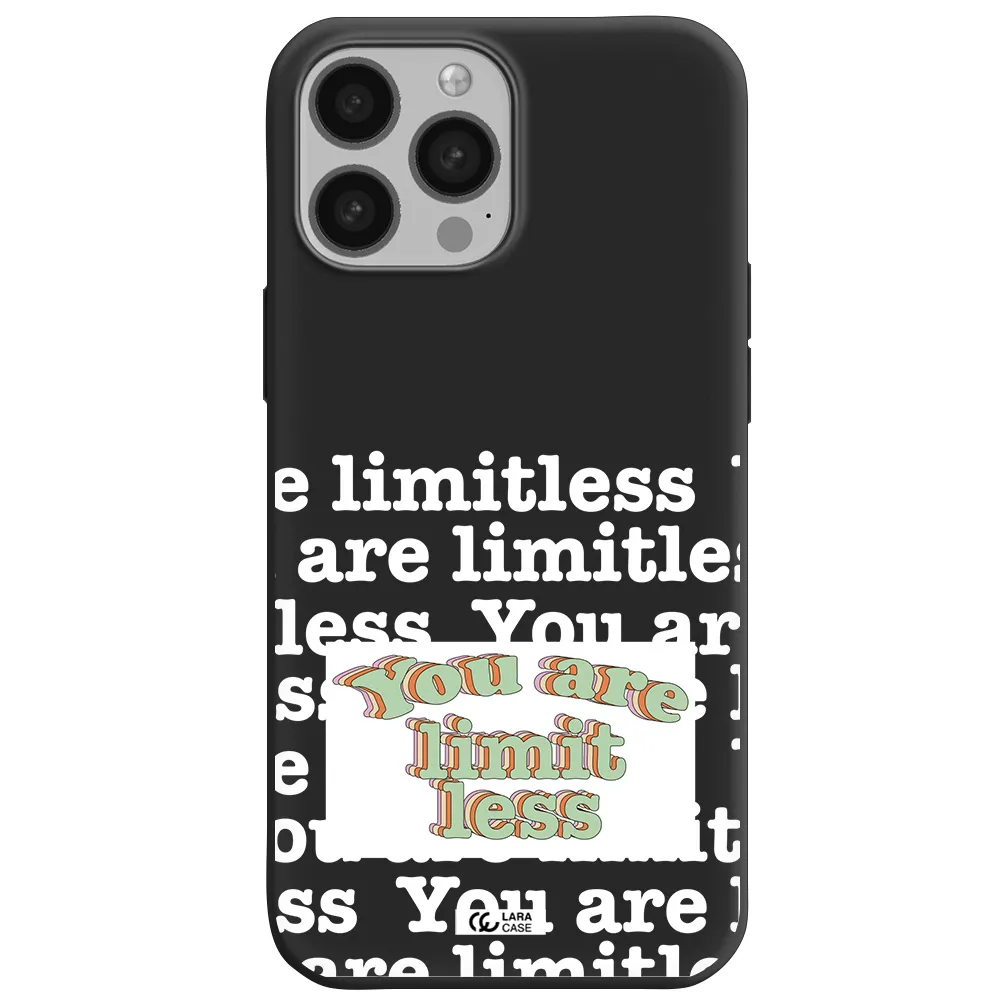 Limitless Apple iPhone 13 Pro Silicone black Case