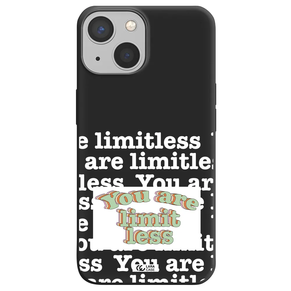Limitless Apple iPhone 13 Silicone black Case