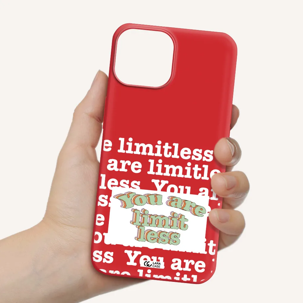 Limitless Apple iPhone 13 Silicone Imperial Red Case