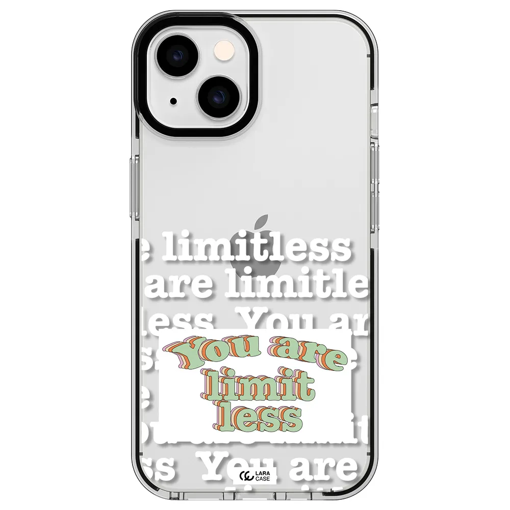 Limitless Apple iPhone 14 impact black border Case