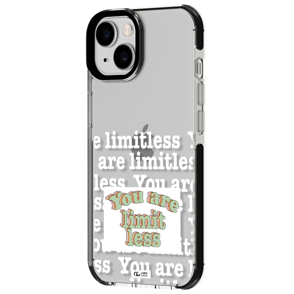 Limitless Apple iPhone 14 impact black border Case