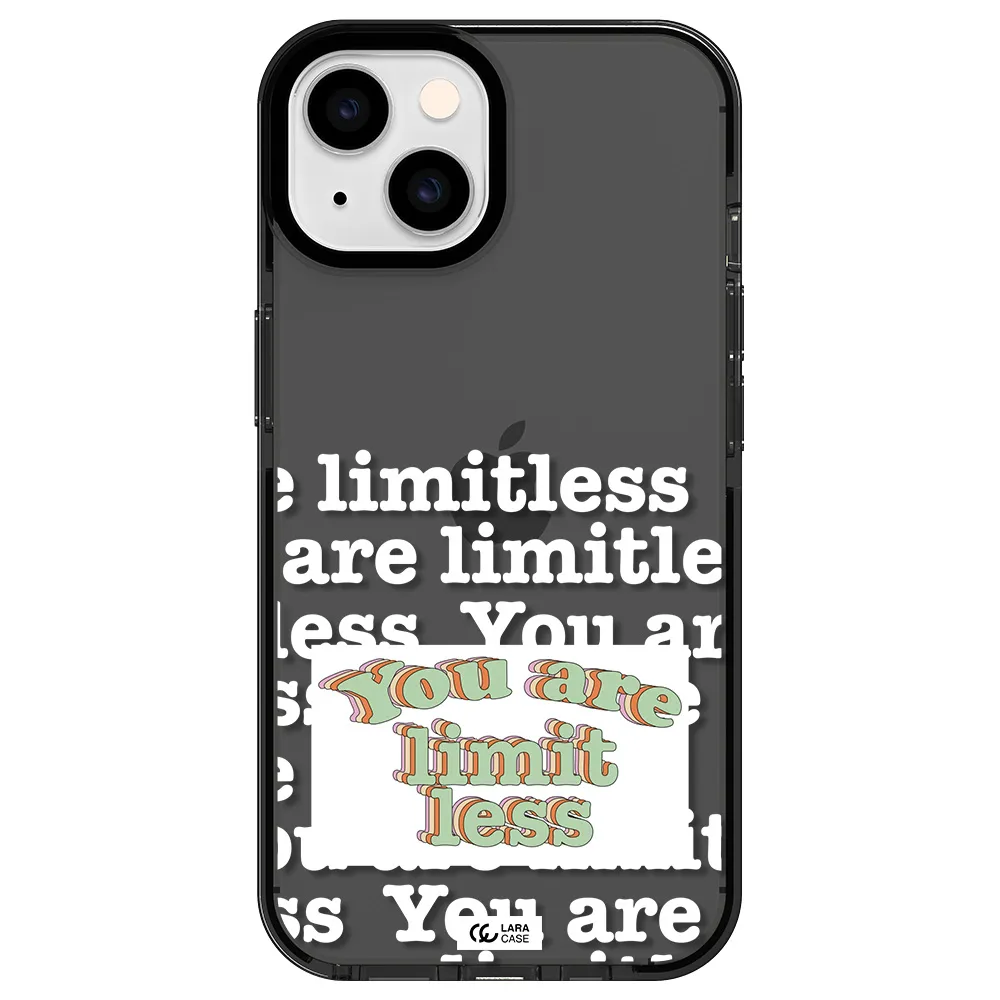 Limitless Apple iPhone 14 impact Smoke Black Case