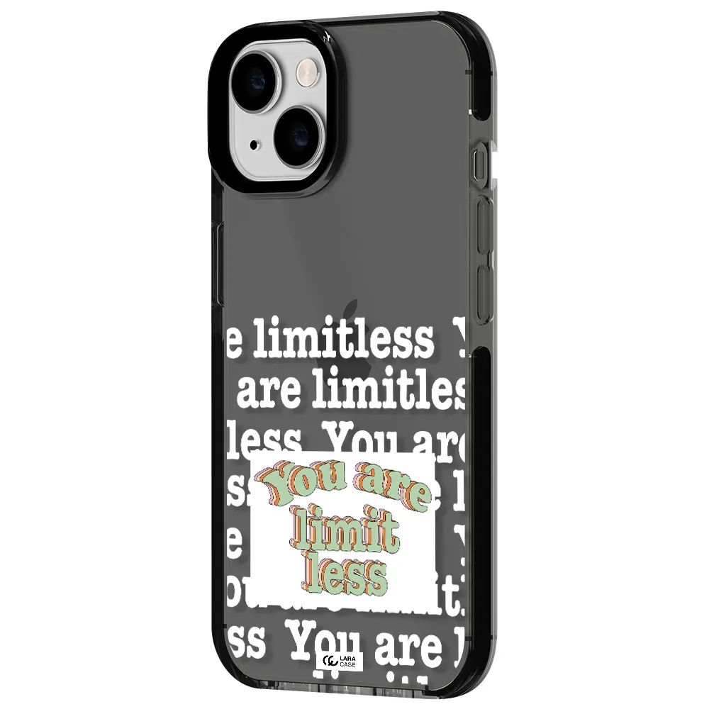 Limitless Apple iPhone 14 impact Smoke Black Case