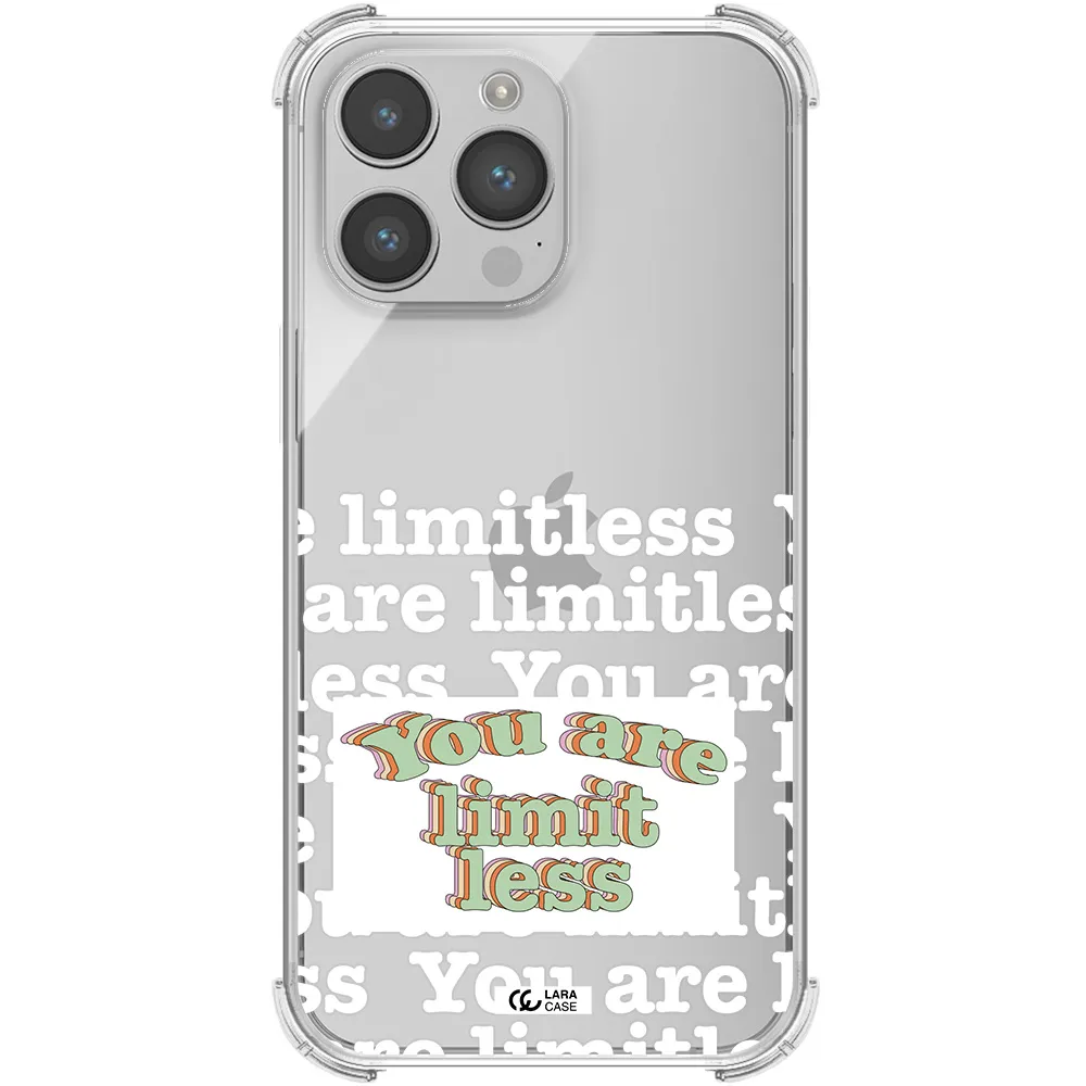 Limitless Apple iPhone 14 pro Clear PC Case