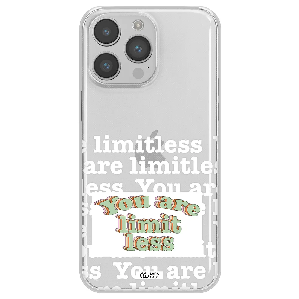 Limitless Apple iPhone 14 pro max Clear TPU Case
