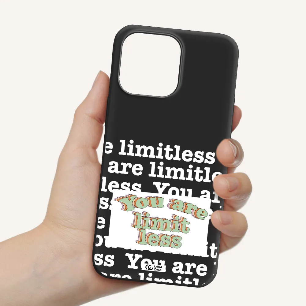 Limitless Apple iPhone 14 pro max Silicone black Case