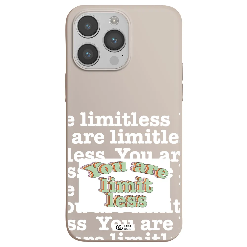 Limitless Apple iPhone 14 pro max Silicone Stone Case