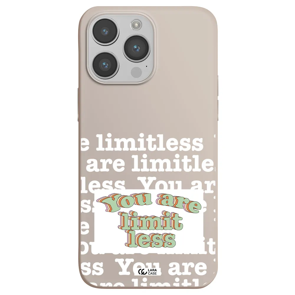 Limitless Apple iPhone 14 pro Silicone Stone Case