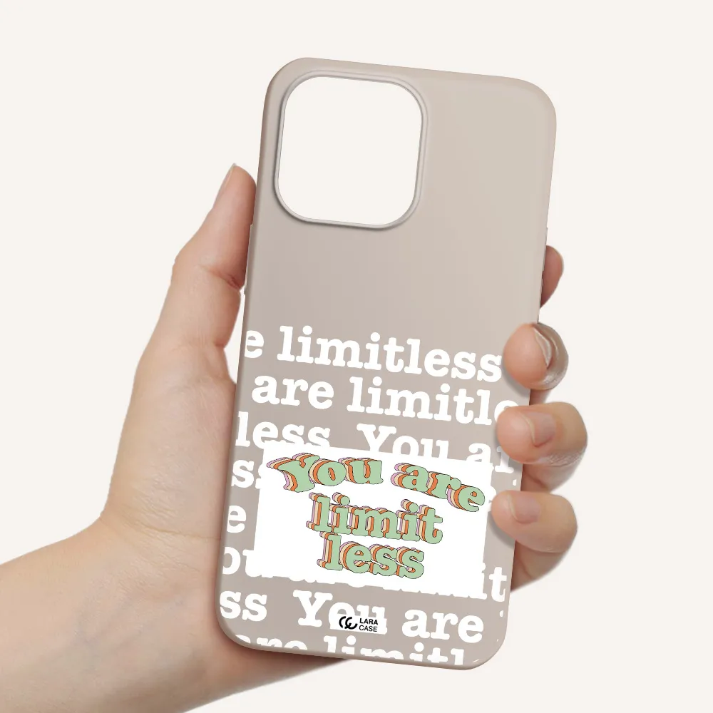 Limitless Apple iPhone 14 pro Silicone Stone Case