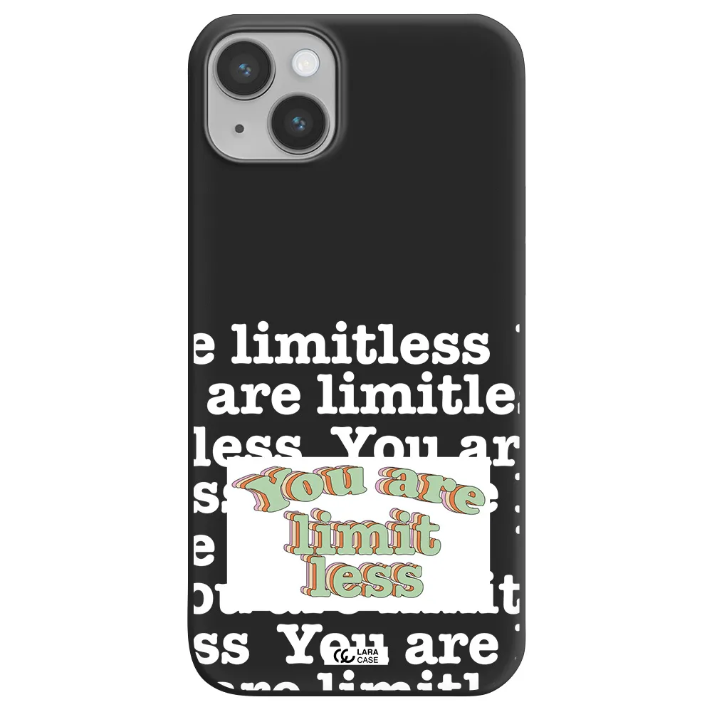 Limitless Apple iPhone 14 Silicone black Case