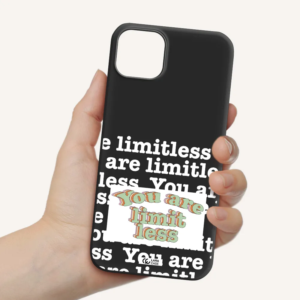 Limitless Apple iPhone 14 Silicone black Case