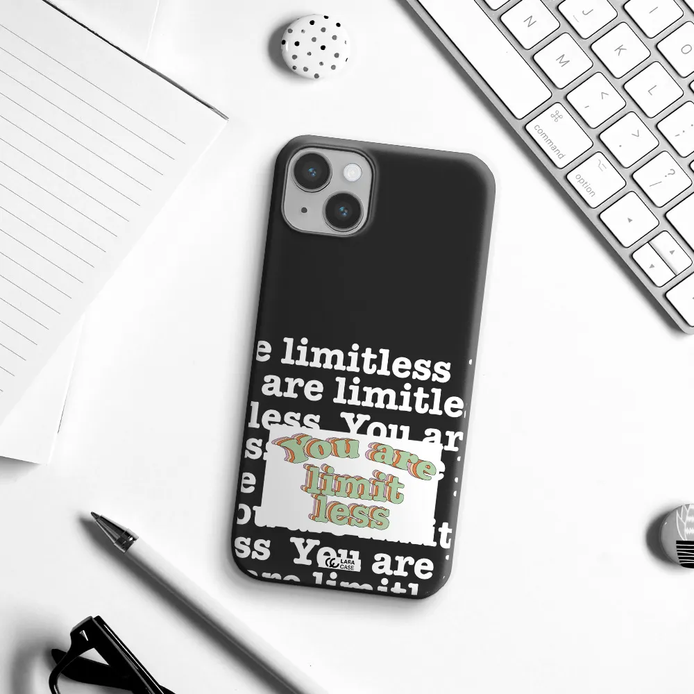 Limitless Apple iPhone 14 Silicone black Case