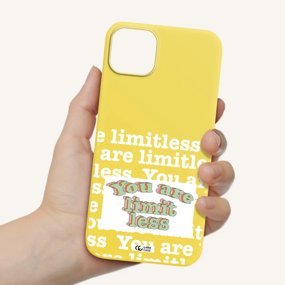 Limitless Apple iPhone 14 Silicone canary yellow Case