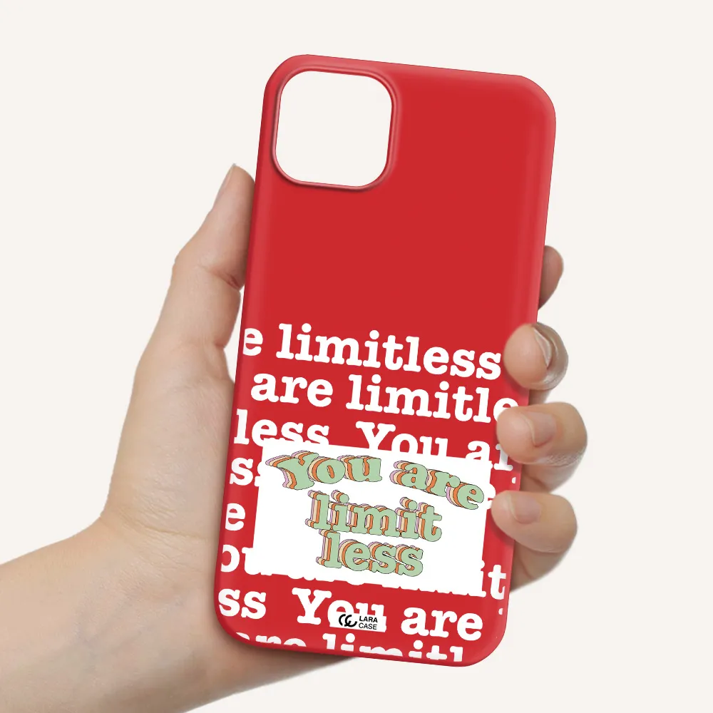 Limitless Apple iPhone 14 Silicone Imperial Red Case