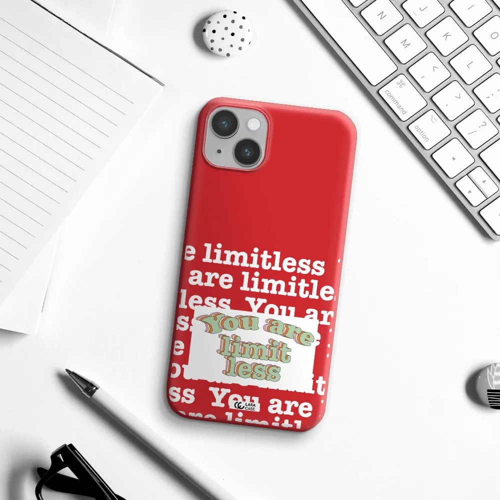 Limitless Apple iPhone 14 Silicone Imperial Red Case