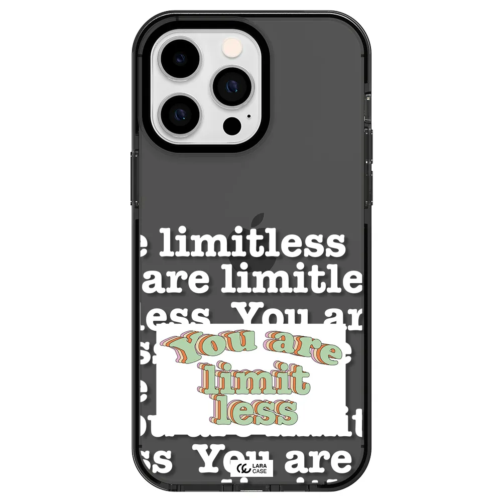 Limitless Apple iPhone 15 Pro Max impact Smoke Black Case